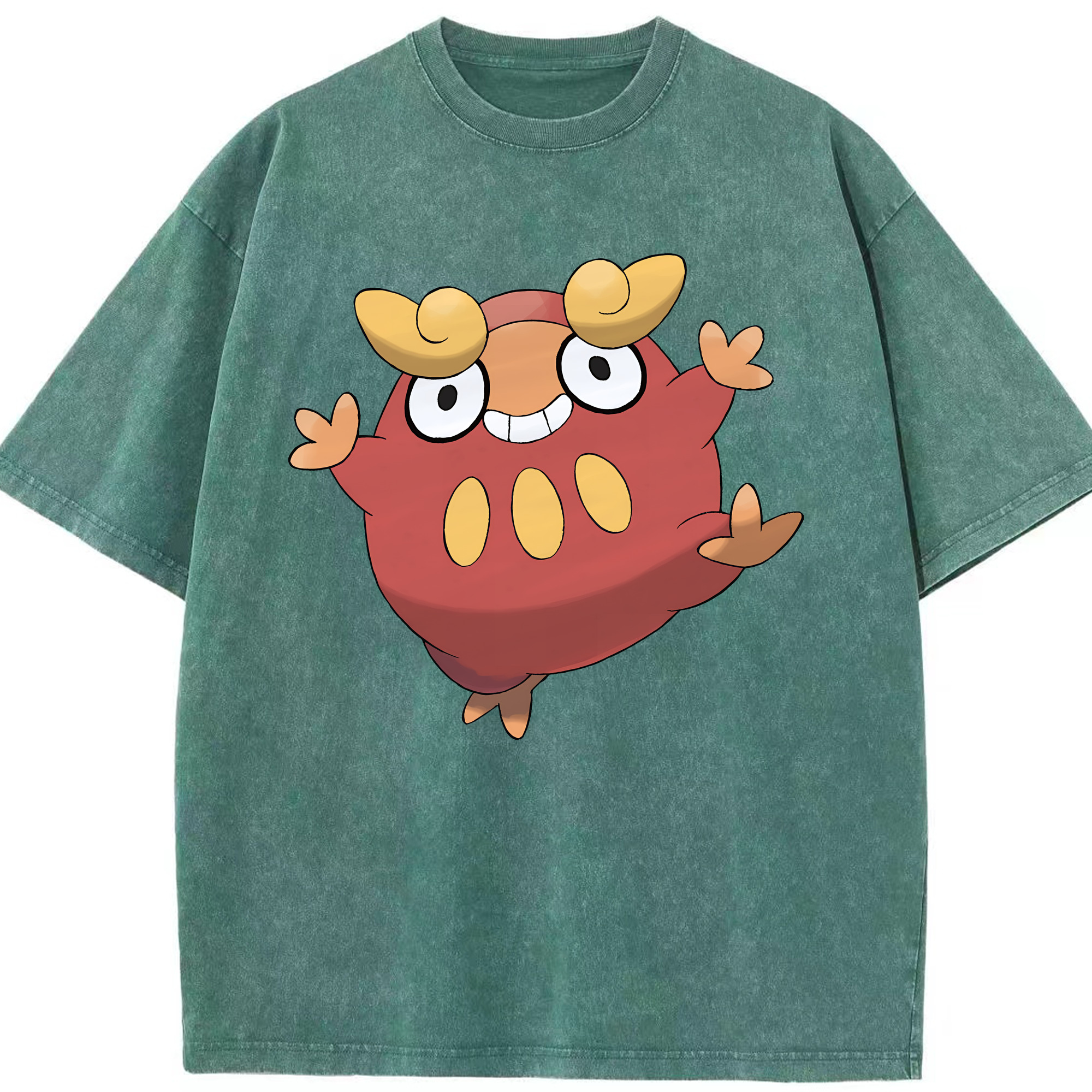 （画像用） ポケットモンスター Pokémon 綿100% ヴィンテージ風 半袖Tシャツ（フロントプリント）
